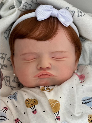 Bebê reborn rosalie (ruiva)