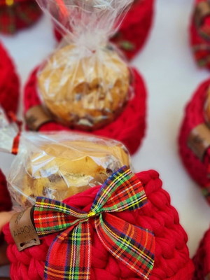 Cachepô para mini panetone
