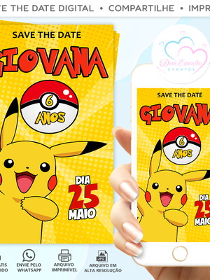 Save the date pokémon