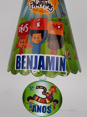 10 un. 3 palavrinhas ou outro tema com led lembrancinhas