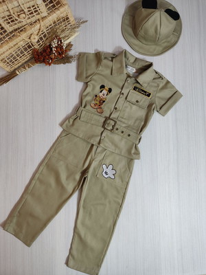 Roupa safari do mickey