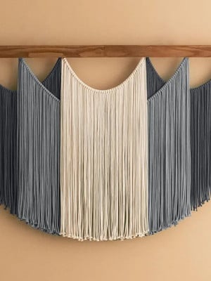 Painel de macrame - serenidade