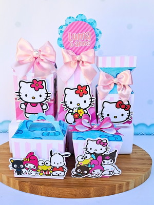 Kit festa clássico hello kitty - 40 peças