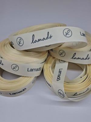 Fita gorgurão 22mm personalizada - 50 metros