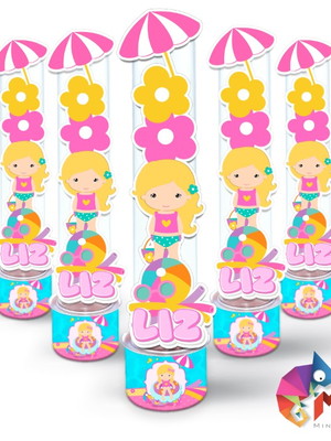 Tubete 13 cm pool party