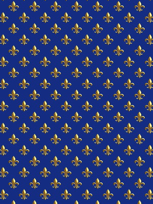 Tecido flor de liz f. azul marinho 140 x 100 cm microfibra