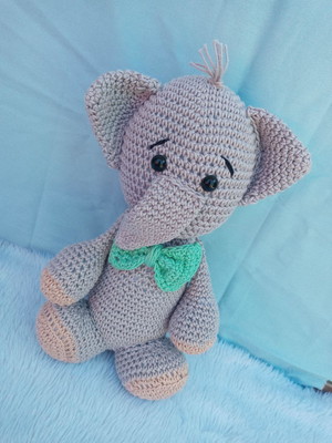 Elefante amigurumi