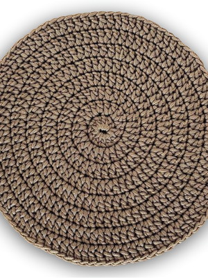 Sousplat de maxi crochet em corda náutica - diversas cores