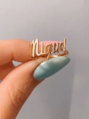 Anel com nome personalizado