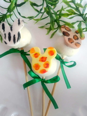 Cake pop personalizado mickey safari