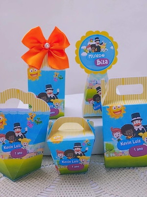 Kit 40 caixas mundo bita