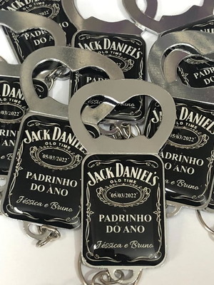 Chaveiro abridor de garrafa personalizado com logo