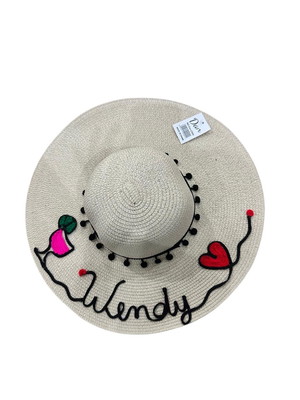 ?chapéu personalizado praia palha moda praia desenhos