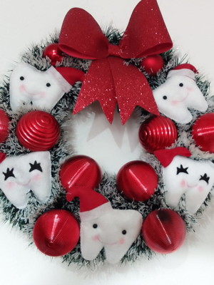 Guirlanda de natal dentista