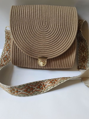 Bolsa cecí em corda de algodão