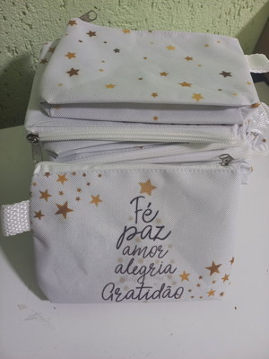 Necessaire personalizada - lembrancinhas de natal.