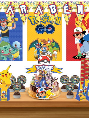 Kit festa pokemon-só um bolinho 50pçs