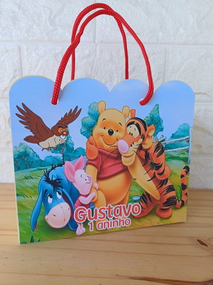 Sacolinha ursinho pooh