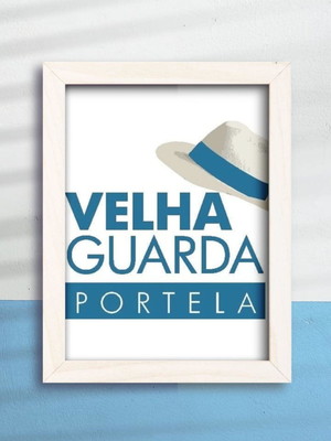 Quadro decorativo arte escola samba portela velha guarda
