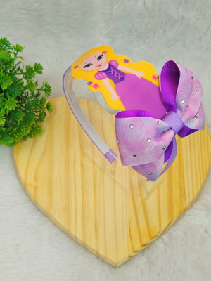 Tiara com laço rapunzel