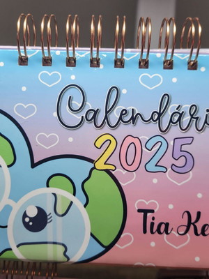 Calendário personalizado com logotipo