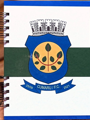 Caderno capa personalizada folhas simples