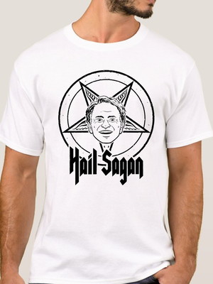 Camiseta hail sagan - pintura manual