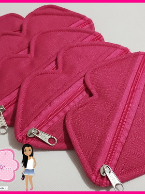 Brinde festa porta níquel boca pink