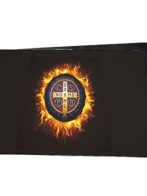 Mouse pad são bento católico religioso padre santo pc