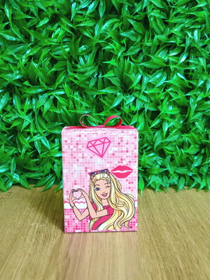 Caixa retangular clássica barbie