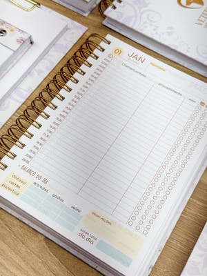 Caderno de agendamento cliente de *30 em 30 minutos* a5 2025