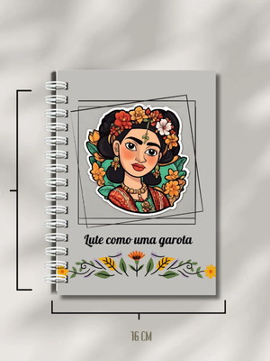 Caderno lute como uma garota