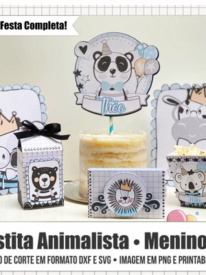 Animais animalistas menino-artes dxf,svg e pdf 18104