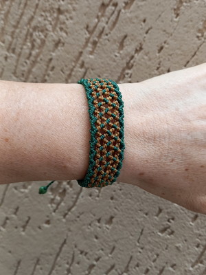 Pulseira macramê