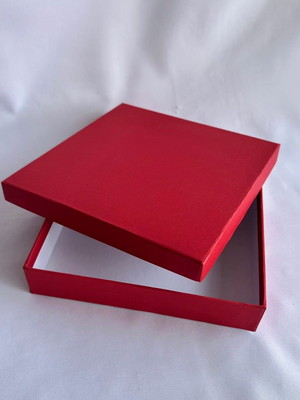 Caixa cartonada rígida 20x20x5 cm tampa solta