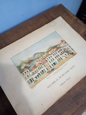 Aquarelas de richard bate, por gilberto ferrez, 1965