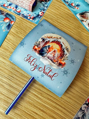 Pirulito personalizado natal