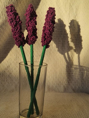 Lavanda em crochê (unidade)