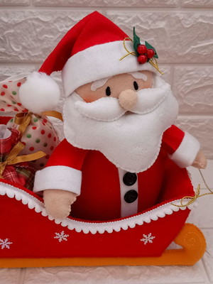 Papai noel no trenó