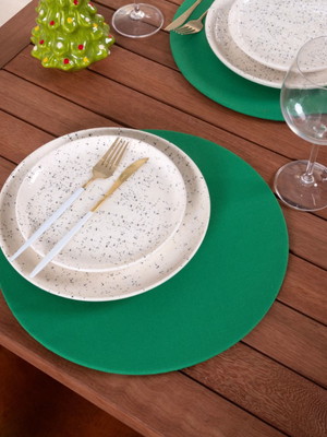Sousplat capa e base mdf basic liso 35cm diâmetro oxsford
