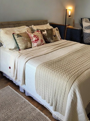 Peseira manta sofá cama casal king decorativa frete grátis