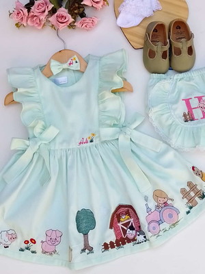 Vestido fazendinha