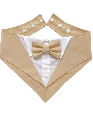 Bandana smoking para pets tam p- pet wedding dress