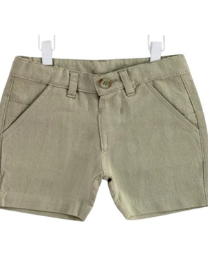 Molde short social bebe alfaiataria