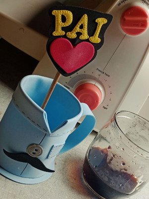 Molde caneca do papai