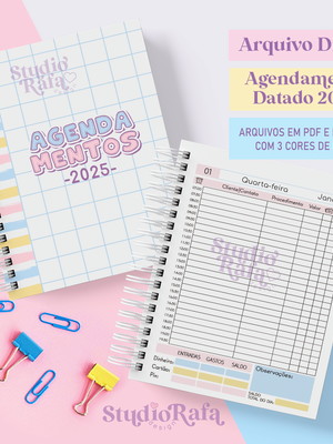 Agendamento datado 2025 candy - arquivo digital