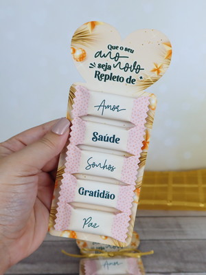 Card com 5 balinhas- ano novo