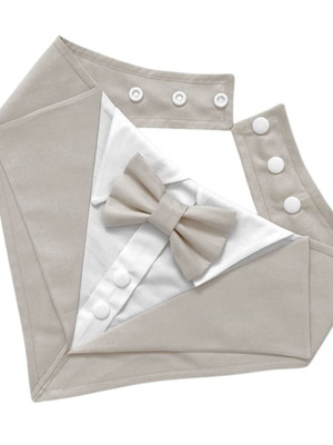 Bandana smoking para pets tam gg - pet wedding dress