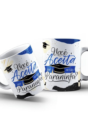 Caneca personalizada formatura convite paraninfa