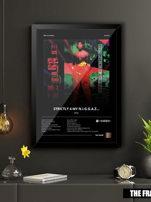 Quadro a4 spotify strictly 4 my n.i.g.g.a.z... 2 pac